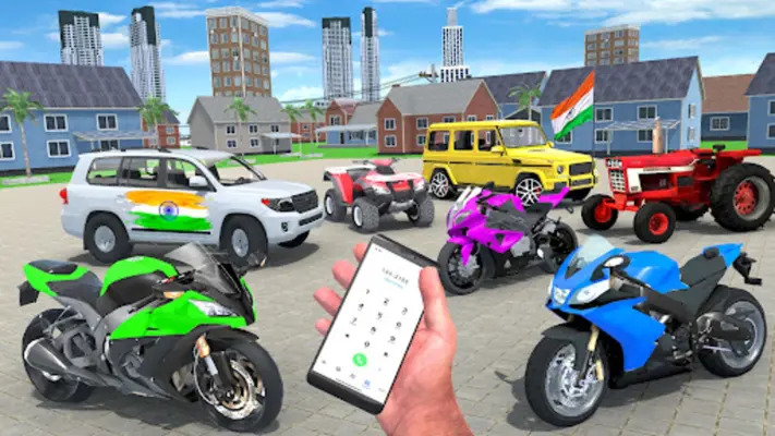 Indian Bike Game - Driving 3d android App screenshot 1